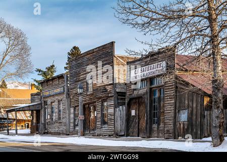 VIRGINIA CITY (1863) MONTANA USA Banque D'Images