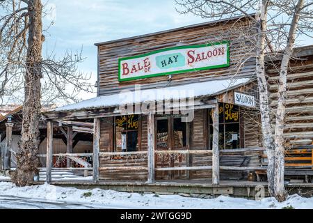 VIRGINIA CITY (1863) MONTANA USA Banque D'Images