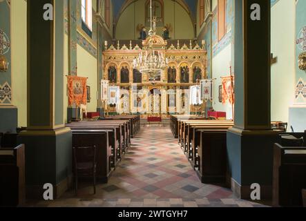 Église grecque catholique de l'exaltation de la Sainte Croix, Cracovie, Pologne Banque D'Images