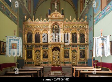 Église grecque catholique de l'exaltation de la Sainte Croix, Cracovie, Pologne Banque D'Images