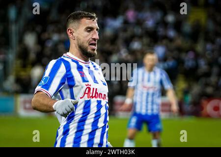 Odense, Danemark. 17 mars 2024. Baskhim Kadrii (9 ans) d'Odense BK vu lors du match de 3F Superliga entre Odense BK et FC Copenhagen au nature Energy Park à Odense. (Crédit photo : Gonzales photo/Alamy Live News Banque D'Images