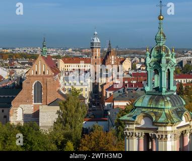 Église Sainte Catherine d'Alexandrie et Sainte Malgorzata, Cracovie, Pologne Banque D'Images