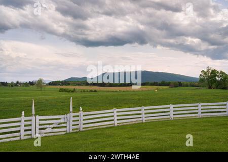 Parc historique national de Cedar Creek et Belle Grove en Virginie Banque D'Images