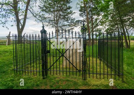Parc historique national de Cedar Creek et Belle Grove en Virginie Banque D'Images