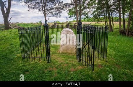 Parc historique national de Cedar Creek et Belle Grove en Virginie Banque D'Images