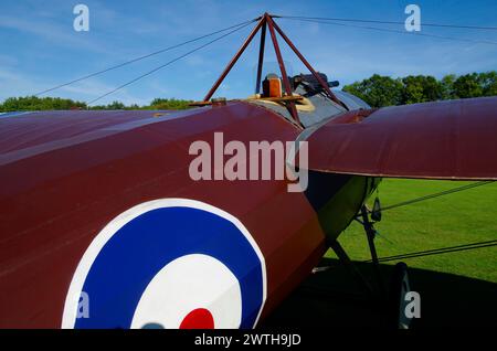 Bristol, M1, Bullet, G-BWJM, Shuttleworth Collection, Biggleswade, Bedford, Angleterre, Royaume-Uni. Banque D'Images