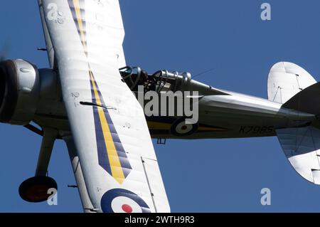 Shuttleworth, Collection, Gloster, gladiateur, 1, K7085, G-AMRK, Old Warden, Biggleswade, Bedfordshire. Banque D'Images