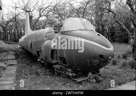 Jet trainer petit endroit dans le pays, Medstead, Alton, Hampshire, Angleterre, Royaume-Uni. Banque D'Images