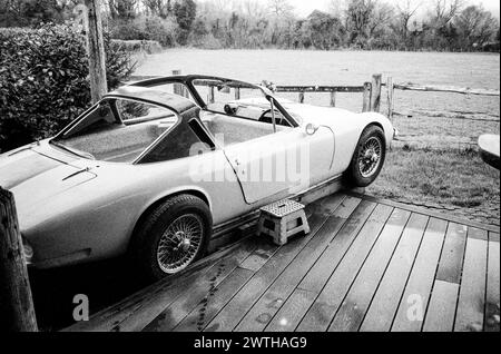 Bain à remous pour voiture Lotus, Medstead, Hampshire, Angleterre, Royaume-Uni Banque D'Images