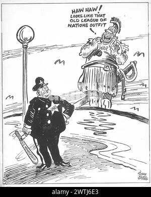 Dessin animé - quelque chose de nouveau a été ajouté. John Collins (1917-2007) Banque D'Images