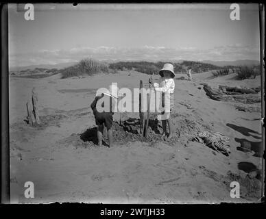 Woodside et excursions de Woodside : 1923 négatifs en noir et blanc Banque D'Images