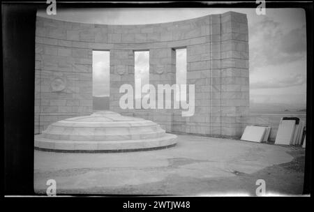 [Massey Memorial, Wellington] négatifs argentés gélatineux, négatifs noir et blanc Banque D'Images