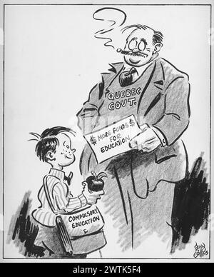 Dessin animé - quelque chose de nouveau doit être ajouté. John Collins (1917-2007) Banque D'Images