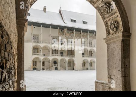 Le château royal de Wawel Banque D'Images