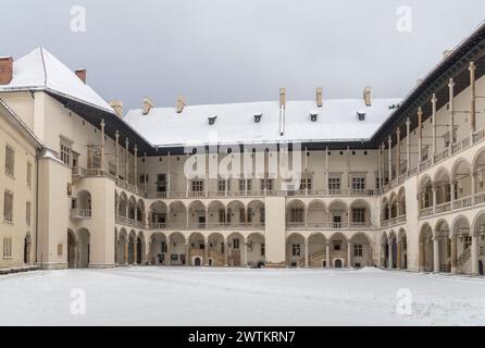 Le château royal de Wawel Banque D'Images