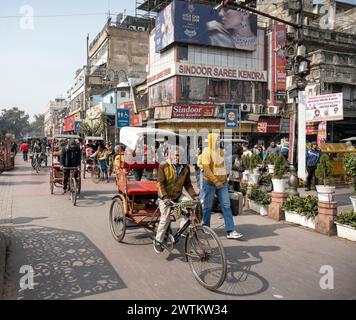 Inde, Old Delhi, Chandni Chowk, Banque D'Images