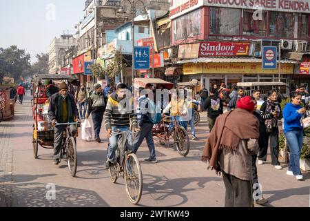 Inde, Old Delhi, Chandni Chowk, Banque D'Images