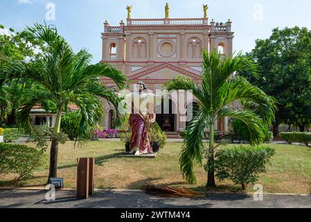 NEGOMBO, SRI LANKA : 03 FÉVRIER 2020 : PRÉPARÉ Église de Joseph à Negombo, Sri Lanka Banque D'Images