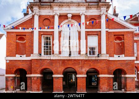 Le Council House est un bâtiment municipal situé sur North Street. C'est un bâtiment classé Grade II. Chichester, West Sussex, South East, Angleterre, United King Banque D'Images