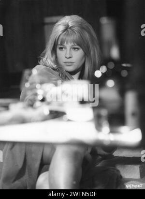 Portrait de l'actrice britannique JULIE CHRISTIE dans DARLING 1965 réalisateur JOHN SCHLESINGER scénario FREDERIC RAPHAEL costume Design JULIE HARRIS musique JOHN DANKWORTH Vic-Appia films / Anglo Amalgamated Banque D'Images