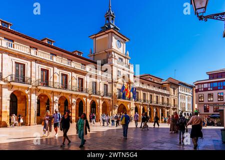 Conseil municipal d'Oviedo. Oviedo, Principado de Asturias, Espagne, Europe Banque D'Images