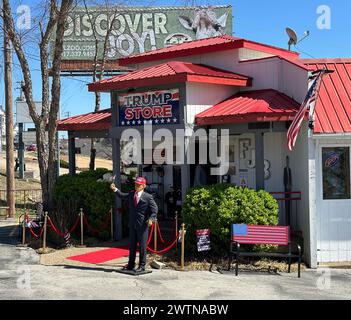 Branson, Missouri - 11 mars : Donald Trump Store Banque D'Images