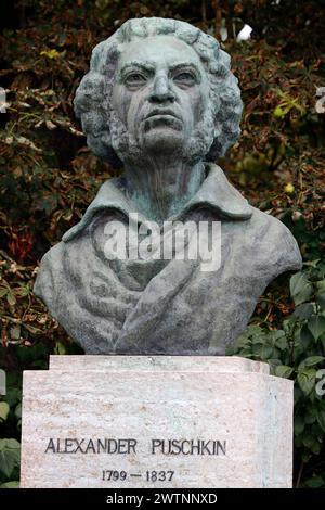 Alexander Puschkin Denkmal, Weimar (nur fuer redaktionelle Verwendung. Keine Werbung. Banque de référence : http://www.360-berlin.de. © Jens Knappe. Bil Banque D'Images