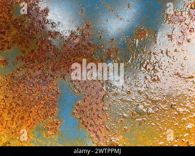 Old rusty metal texture background Banque D'Images