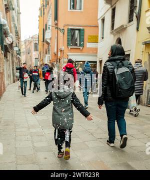 Ville de Venise pendant la semaine du Carnaval février 2023 Banque D'Images