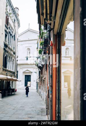 Ville de Venise pendant la semaine du Carnaval février 2023 Banque D'Images