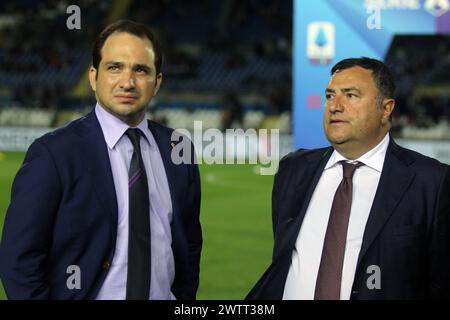 Répertoire de photos, Italie. 20 mars 2024. RÉPERTOIRE DE PHOTOS - Brescia - Sport Brescia, Serie A, Brescia vs Fiorentina, Joseph Commisso, gauche, et Joe Barone, 21 octobre 2019. PH Felice Calabro' (Brescia - 2019-10-21, Felice Calabro') ps la photo et ' utilisable dans le respect du contexte dans lequel il a été pris, et sans intention diffamatoire du décorum des personnes représentées usage éditorial seulement crédit : Agence photo indépendante / Alamy Live News Banque D'Images