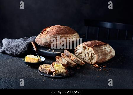 Pain au levain Banque D'Images