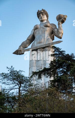 Mère de la Géorgie est un monument situé dans la capitale de la Géorgie, Tbilissi Banque D'Images