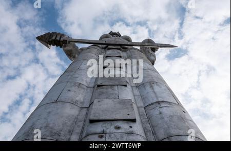 Mère de la Géorgie est un monument situé dans la capitale de la Géorgie, Tbilissi Banque D'Images