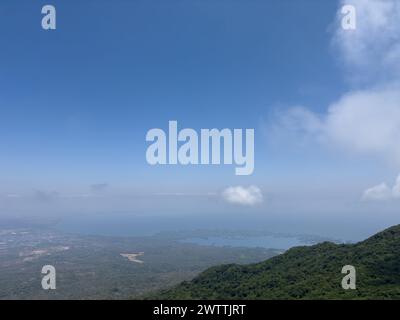 Ville de Grenade au Nicaragua avec les îles vue aérienne drone Banque D'Images