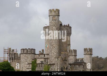 17 mars 24 Observatoire élisabéthain du château Blackrock situé à l'entrée du port de Cork sur la rivière Lee dans le comté de Cork Irlande. Banque D'Images