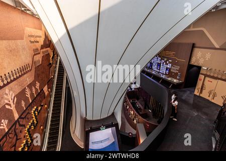 DUBAÏ, Émirats arabes Unis - 28 OCTOBRE 2021 : pavillon du Pérou à l'Expo 2020 à Dubaï, Émirats arabes Unis. Banque D'Images