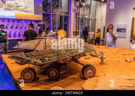 DUBAÏ, Émirats arabes Unis - 30 OCTOBRE 2021 : mars exploration Rover dans le pavillon des États-Unis à l'Expo 2020 à Dubaï, Émirats arabes Unis. Banque D'Images