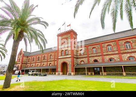 Domaine viticole Chateau Tanunda dans la Barossa Valley, grand bâtiment sur le domaine, Australie du Sud,2024 Banque D'Images