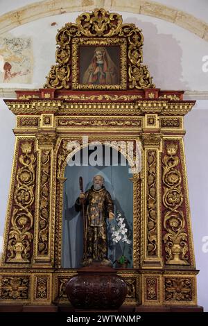 Chapelle de San Francisco de Palula à l'intérieur de Banque D'Images