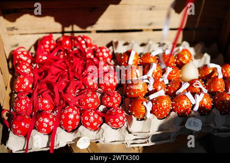 Illustration sur le thème de Pâques/marché de Pâques. Sur la photo : Vieux marché de Pâques viennois, pris le mardi 19 mars 2024, sur le Freyung à Vienne, Autriche. - 20240319 PD2644 crédit : APA-PictureDesk/Alamy Live News Banque D'Images