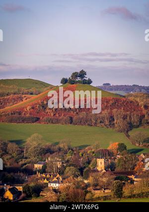 Les vues de Colmers Hill depuis le sommet d'Allington Hill près de Bridport Dorset sud-ouest de l'Angleterre Royaume-Uni Banque D'Images