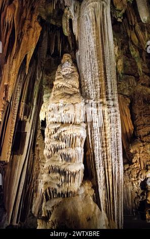 Les grottes de Luray en Virginie du Nord Banque D'Images