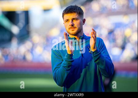 Brondby, Danemark. 17 mars 2024. Marko Divkovic de Broendby vu avant le match de Superliga 3F entre Broendby IF et Silkeborg IF au stade de Brondby. (Crédit photo : Gonzales photo - Morten Kjaer). Banque D'Images