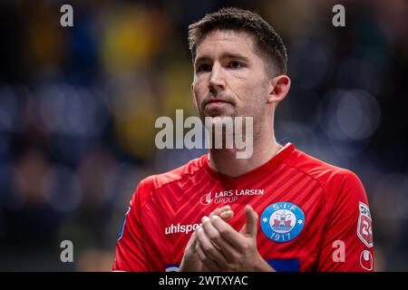 Brondby, Danemark. 17 mars 2024. Mark Brink de Silkeborg SI vu après le match de Superliga 3F entre Broendby IF et Silkeborg IF au stade de Brondby. (Crédit photo : Gonzales photo - Morten Kjaer). Banque D'Images