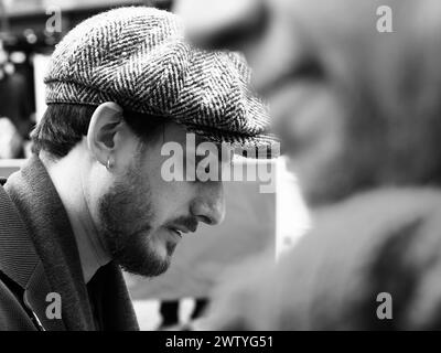 Berlin / Allemagne, 20 février 2020. L'acteur Luca Marinelli vu à la Berlinale 2020. Crédits : Walter Gilgen Banque D'Images