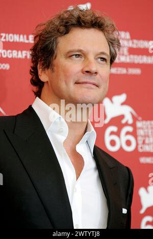 Colin Firth beim Photocall zum Kinofilm A Single Man auf der Biennale di Venezia 2009 / 66. Internationale Filmfestspiele von Venedig im Palazzo del Casino. Venedig, 11.09.2009 *** Colin Firth à la photocall pour le film Un homme célibataire à la Biennale di Venezia 2009 66 Venice International film Festival au Palazzo del Casino Venice, 11 09 2009 Foto:xD.xBedrosianx/xFuturexImagex single 4313 Banque D'Images