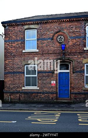 Autour du Royaume-Uni -poste de police, High Street, Wigan Banque D'Images