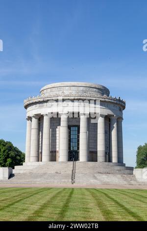 La Rotonde commémorative George Rogers Clark à Vincennes, Indiana, Banque D'Images