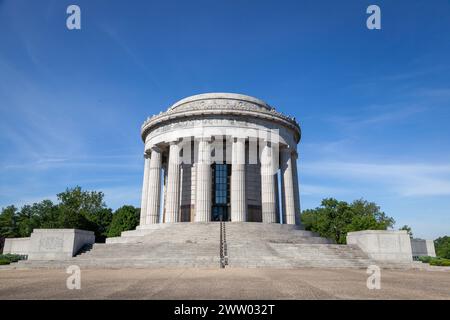 La Rotonde commémorative George Rogers Clark à Vincennes, Indiana, Banque D'Images